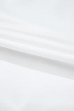 Load image into Gallery viewer, White Sequined Rugby Football Graphic Cotton T Shirt