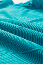 Load image into Gallery viewer, Skobeloff Textured Ruffle Split Top and Drawstring Shorts