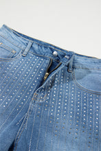 Load image into Gallery viewer, Ashleigh Blue Rhinestone Embellished Denim Shorts
