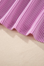 Load image into Gallery viewer, Phalaenopsis Corded Knit Long Sleeve Top and High Waist Shorts Set