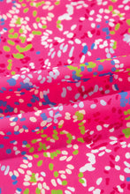 Load image into Gallery viewer, Bonbon Abstract Print Collared V Neck Babydoll Blouse