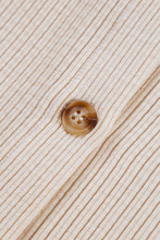 Load image into Gallery viewer, Oatmeal Textured Flap Pockets Buttoned Plus Size Shacket