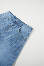 Load image into Gallery viewer, Ashleigh Blue Rhinestone Embellished Denim Shorts
