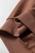 Load image into Gallery viewer, Straw Yellow Sequined COFFEE Loose Fit Sweatshirt and Shorts Set
