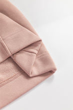 Load image into Gallery viewer, Smoke Gray Zipped Neck Pullover Drop Shoulder Sweatshirt
