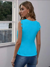 Load image into Gallery viewer, Lace Trim Tank Top
