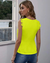 Load image into Gallery viewer, Lace Trim Tank Top
