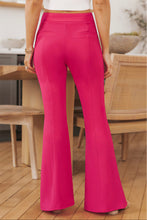 Load image into Gallery viewer, Rose Pink Split Hem High Waist Pants
