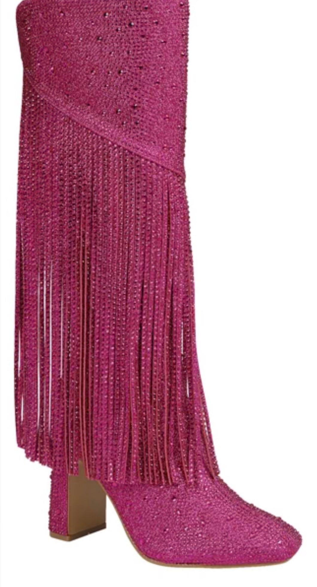 Fuschia Pink Knee High Boots