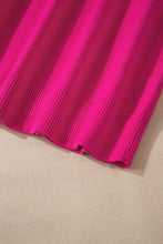 Load image into Gallery viewer, Strawberry Pink Pearled Decor Raglan Sleeve Plus Size Sweater
