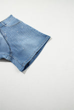 Load image into Gallery viewer, Ashleigh Blue Rhinestone Embellished Denim Shorts

