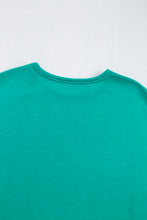 Load image into Gallery viewer, Lapis Solid Color Patchwork Pullover Top and Cargo Pants Set
