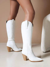 Load image into Gallery viewer, White Western Boots
