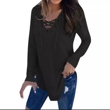 Load image into Gallery viewer, V-Neck Long Sleeve Blouse
