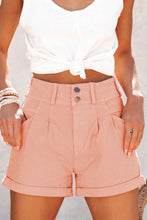 Load image into Gallery viewer, Light Orange Denim Shorts
