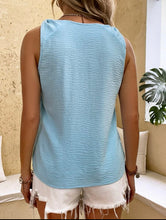 Load image into Gallery viewer, Baby Blue Knot Detail Blouse
