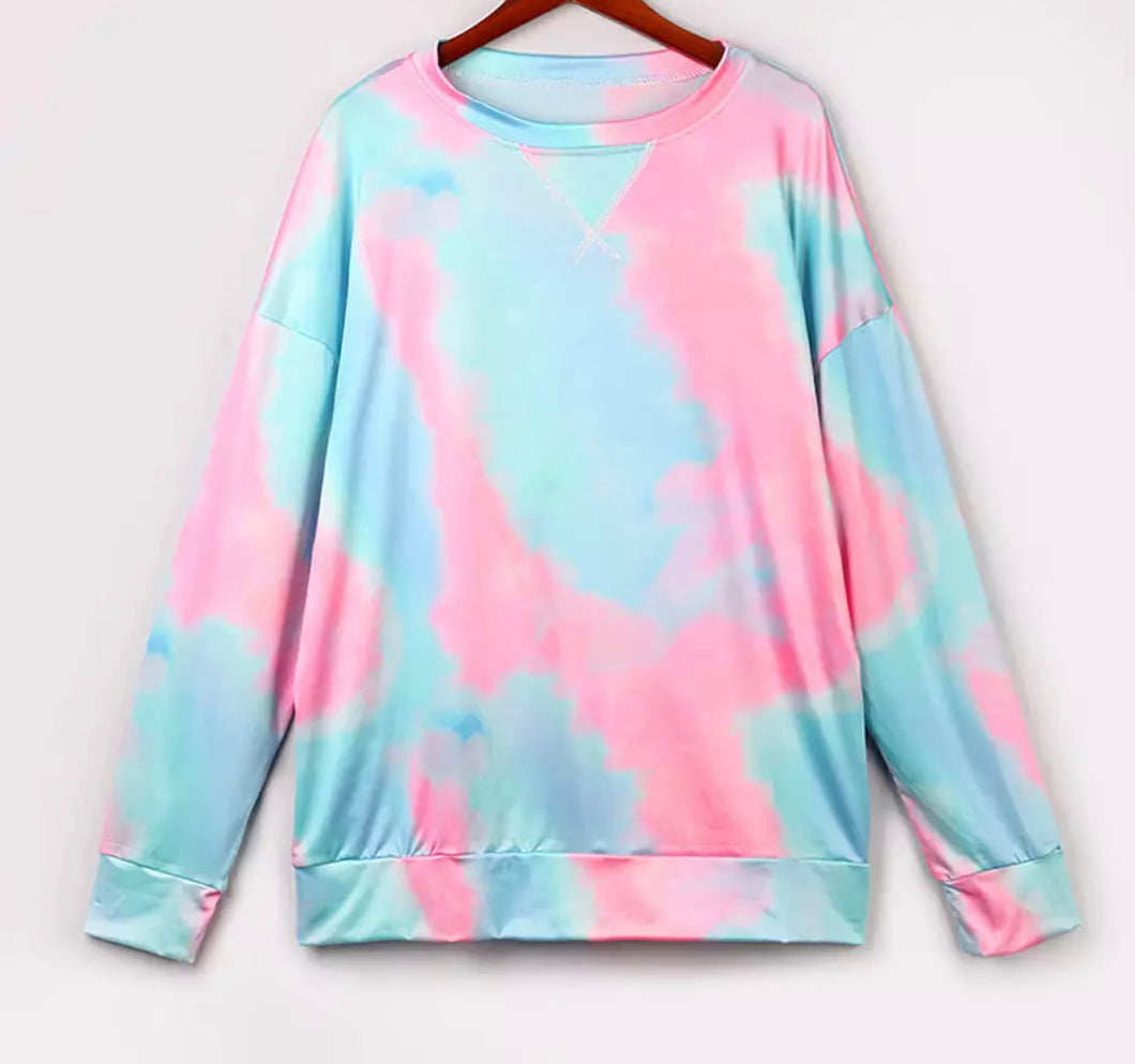 Tie Dye Long Sleeve Top