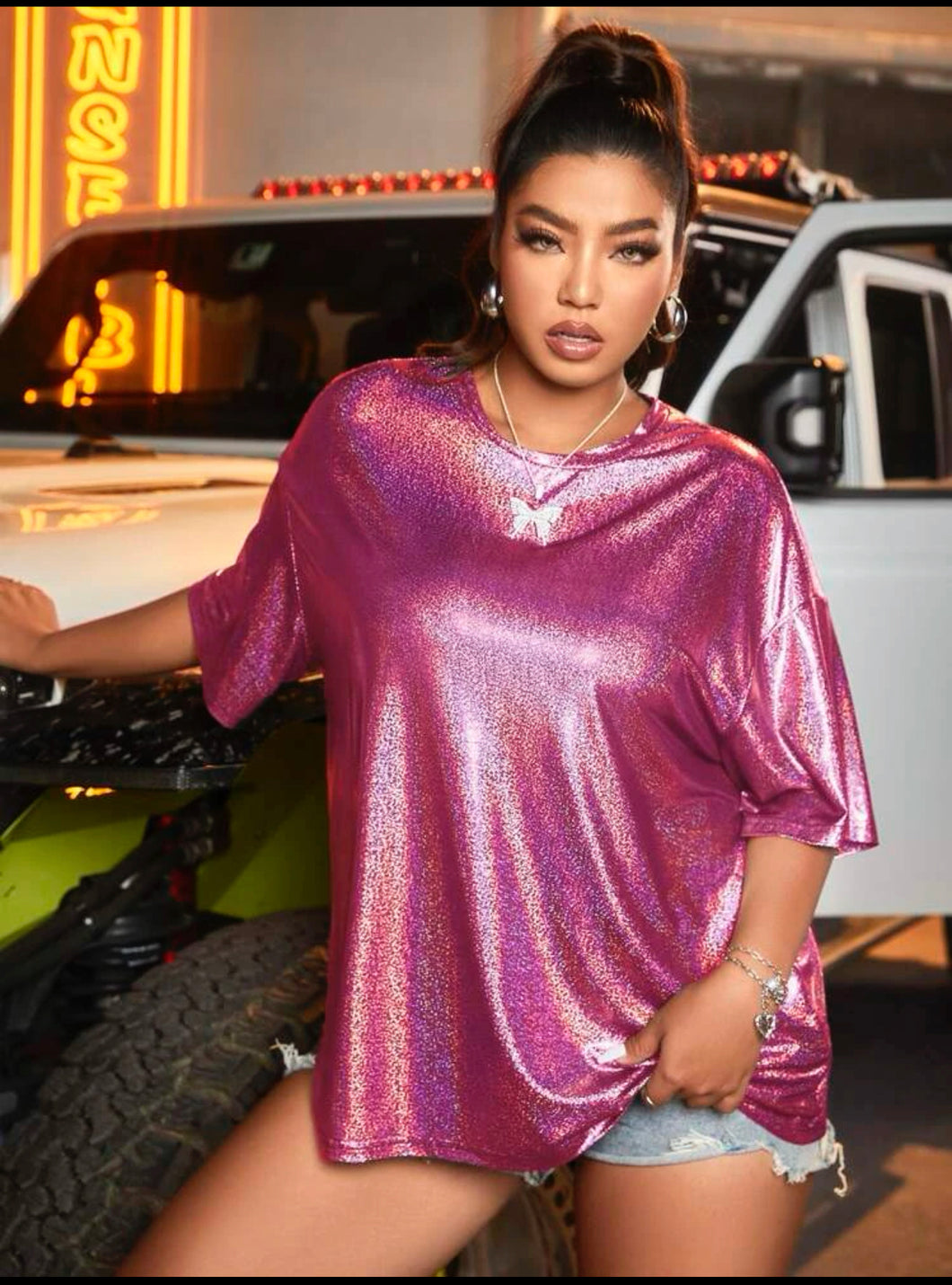 Holographic Metallic Top