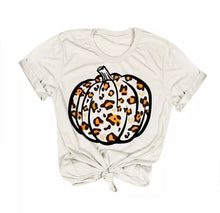 Load image into Gallery viewer, Graphic Leopard Pumpkin Tee
