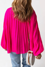 Load image into Gallery viewer, Rose Pleated Blouse
