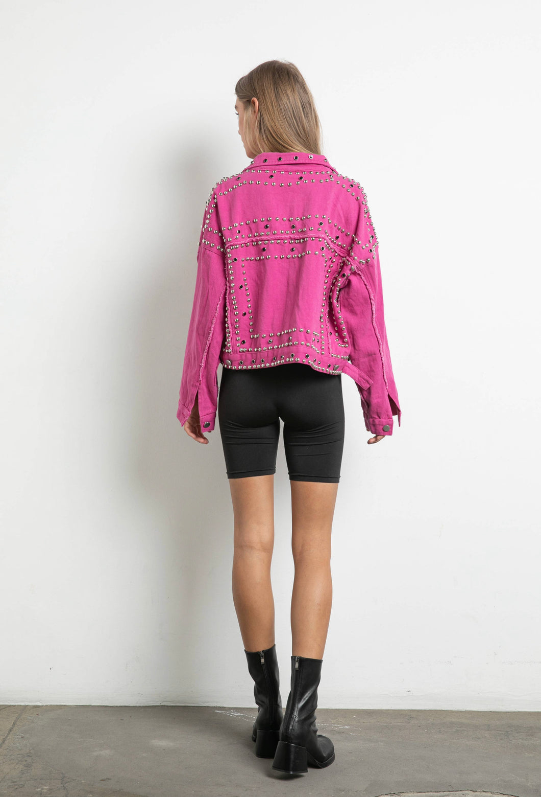 Magenta Beaded Jacket