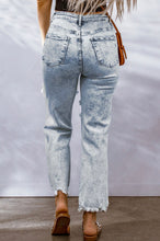 Load image into Gallery viewer, Hollow-Out Distressed Jeans
