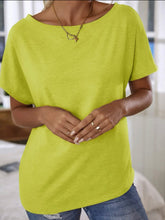 Load image into Gallery viewer, Yellow Off The Shoulder Solid Top
