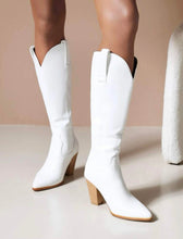 Load image into Gallery viewer, White Western Boots
