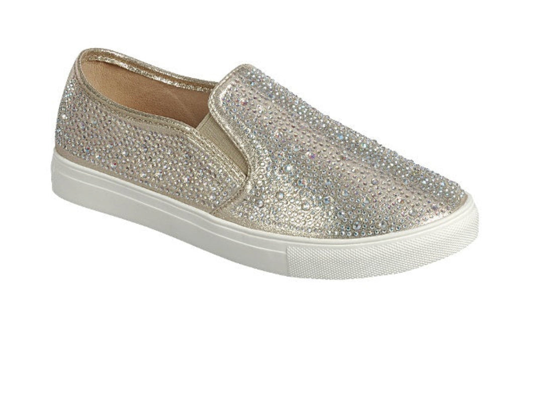 Champagne Crystal Sneaker