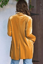 Load image into Gallery viewer, Pocketed Velvet Blazer
