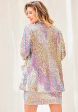 Load image into Gallery viewer, Iridescent Sequin Blazer
