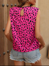Load image into Gallery viewer, Hot Pink &amp; Black Print Blouse

